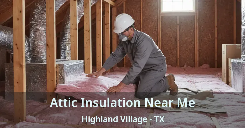 Attic Insulation Near Me Highland Village - TX