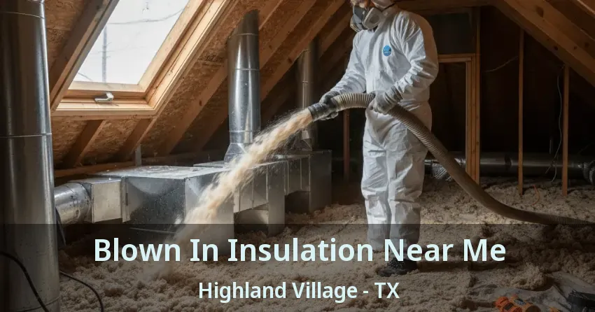 Blown In Insulation Near Me Highland Village - TX