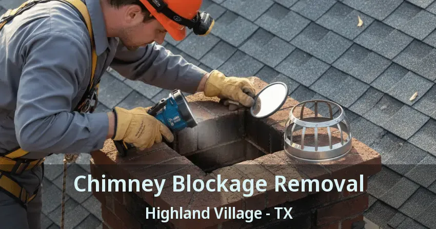 Chimney Blockage Removal Highland Village - TX