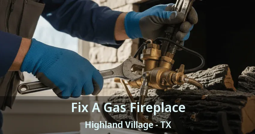 Fix A Gas Fireplace Highland Village - TX
