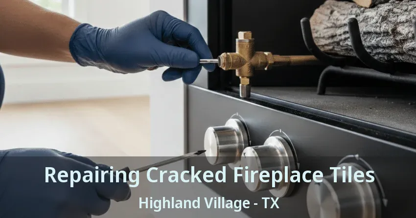 Repairing Cracked Fireplace Tiles Highland Village - TX